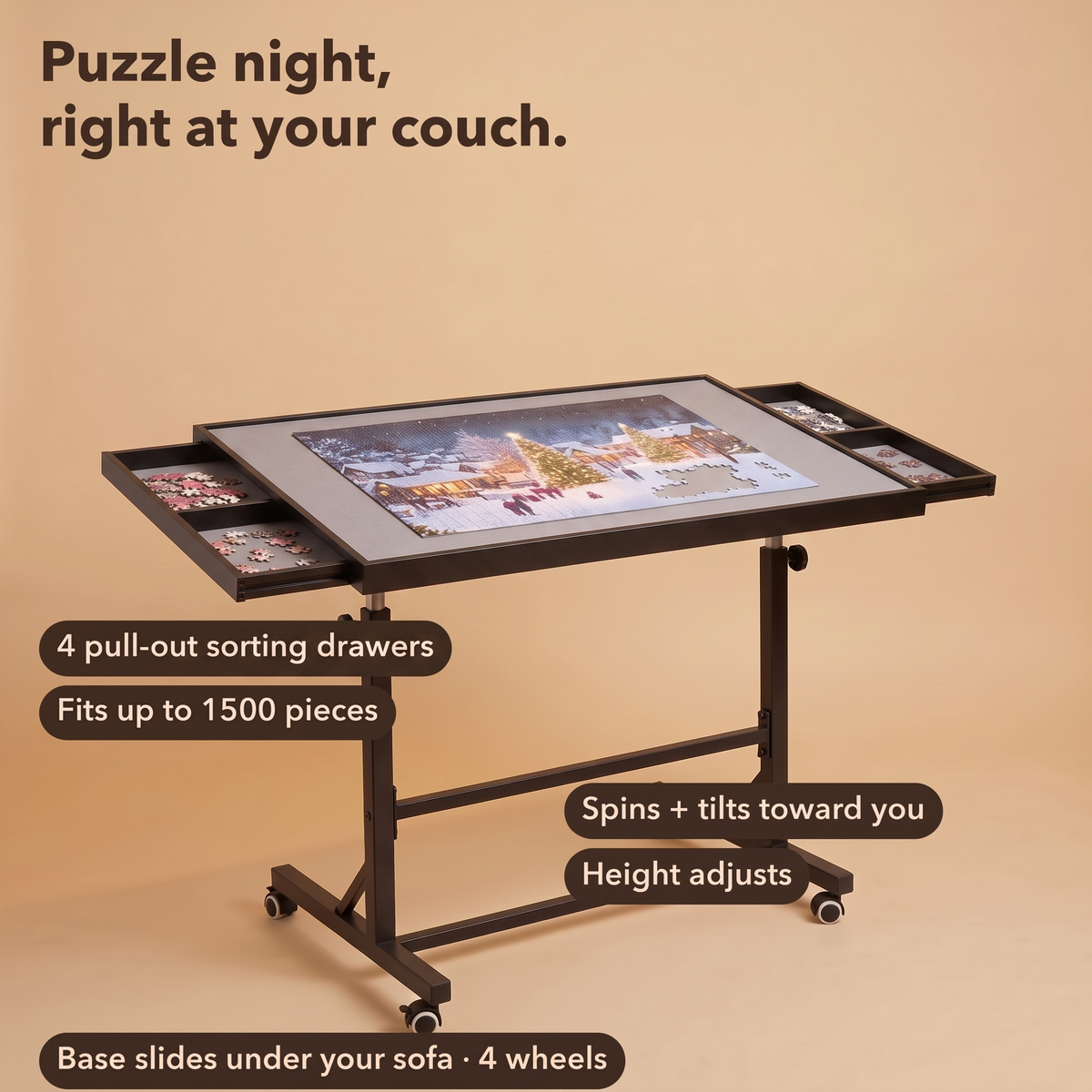 Better Belt Rolling Puzzle Table
